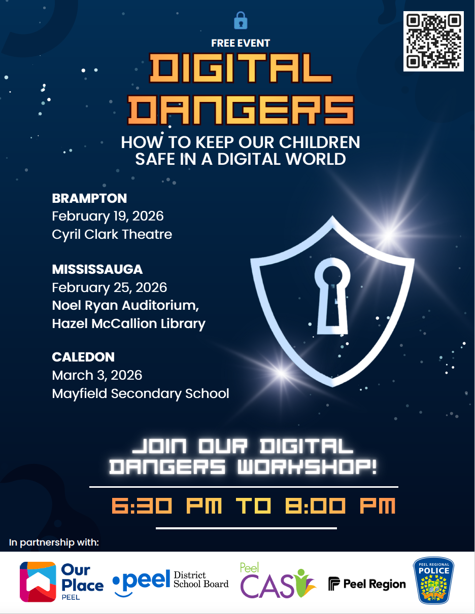 Peel Digital Dangers Flyer_finalQR Feb 8 Erin Mills United Church